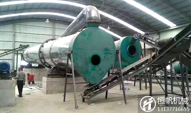 和化肥說不!改良土壤有機肥料必不可少!(圖1) 有機肥生產線