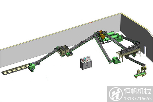 養(yǎng)豬場(chǎng)糞便怎么處理?小型豬糞有機(jī)肥生產(chǎn)線生產(chǎn)過(guò)程(圖1) 小型豬糞有機(jī)肥生產(chǎn)線